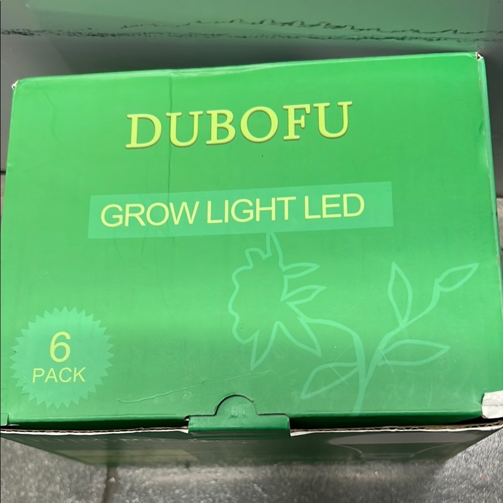 Dubofu‎ Green Grow Light LED 6-Pack only 4 in pack